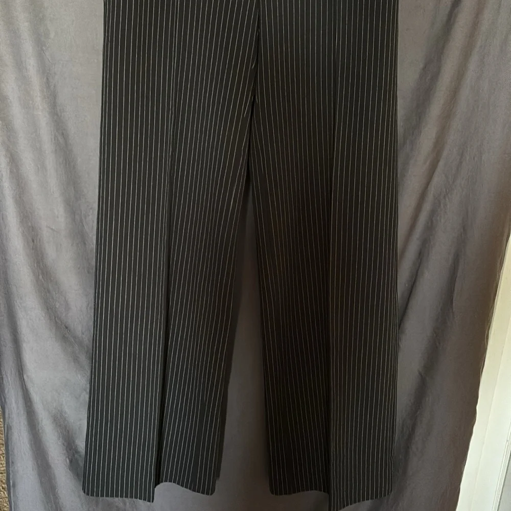 Body by Victoria black pin stipe slacks - Picture 4 of 7